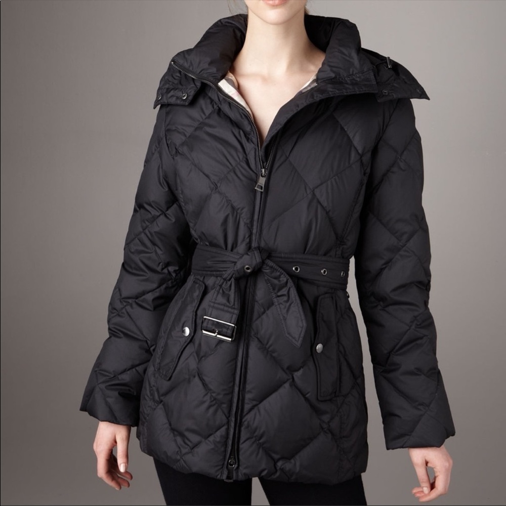 Burberry Brit Black Quilted Puffer Coat